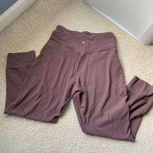 Lululemon Align Cropped Jogger 23” Sz 6 Mauve